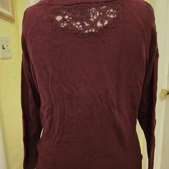 Torrid Deep Red Knit Top - Picture 3 of 5